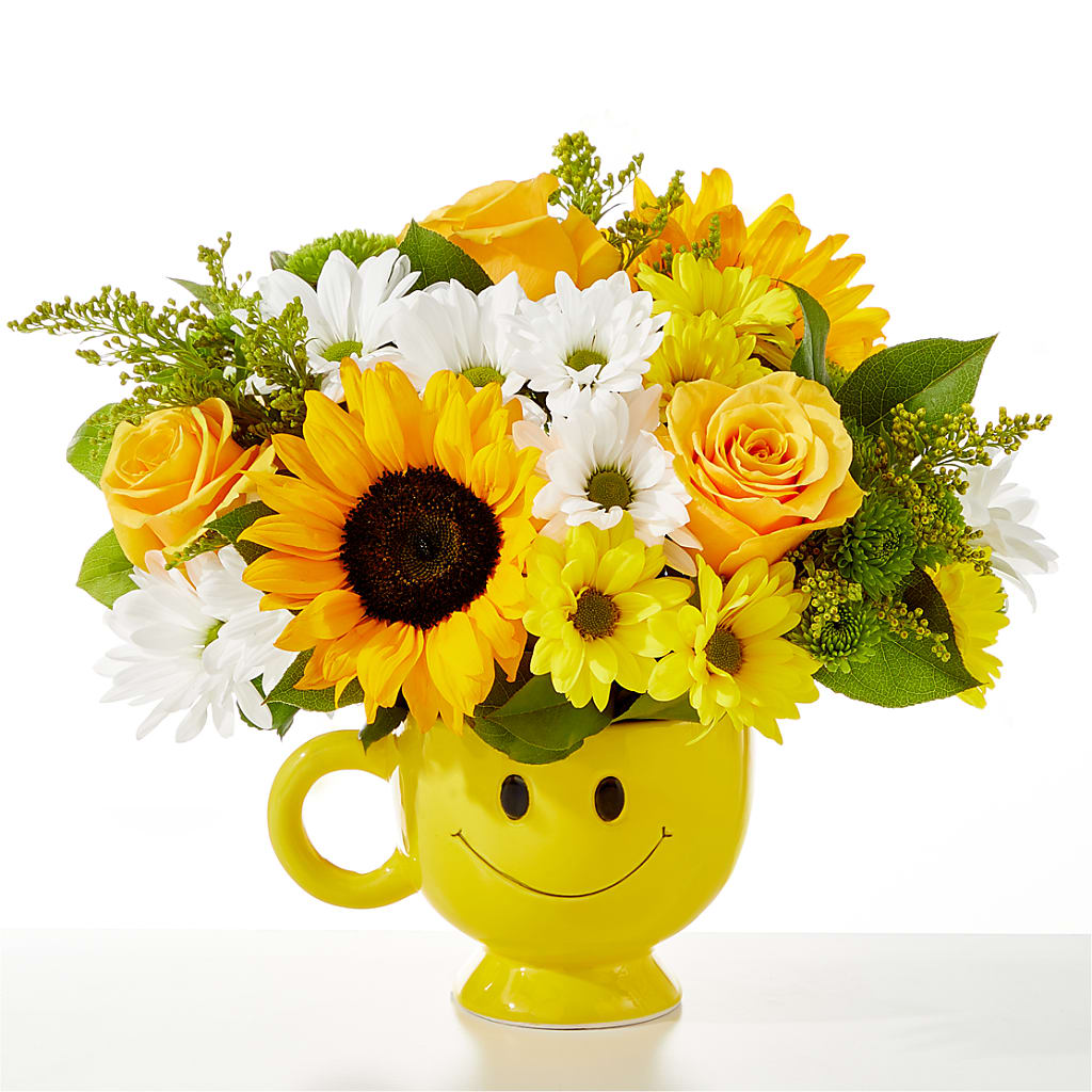 Be Happy Bouquet – The Flower House, Eunice LA