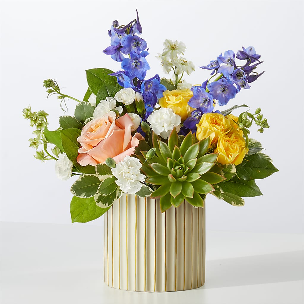 Cobalt Reverie Bouquet – The Flower House, Eunice LA