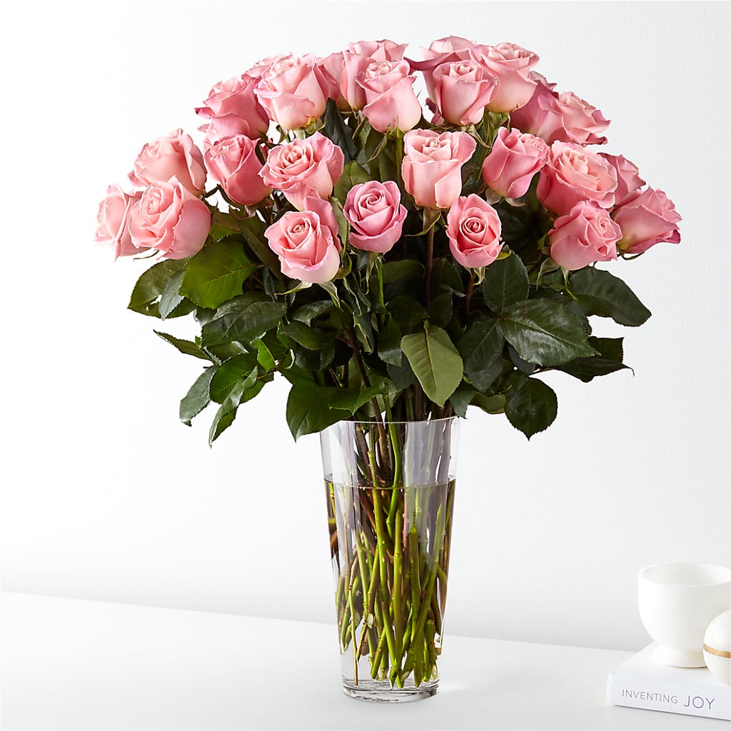 Long Stem Pink Rose Bouquet – The Flower House, Eunice LA