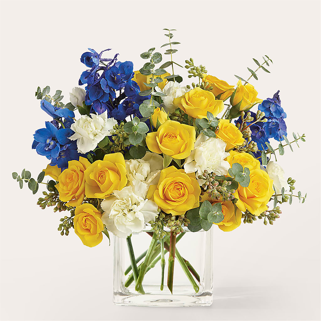 Sparkling Citrine Bouquet – The Flower House, Eunice LA