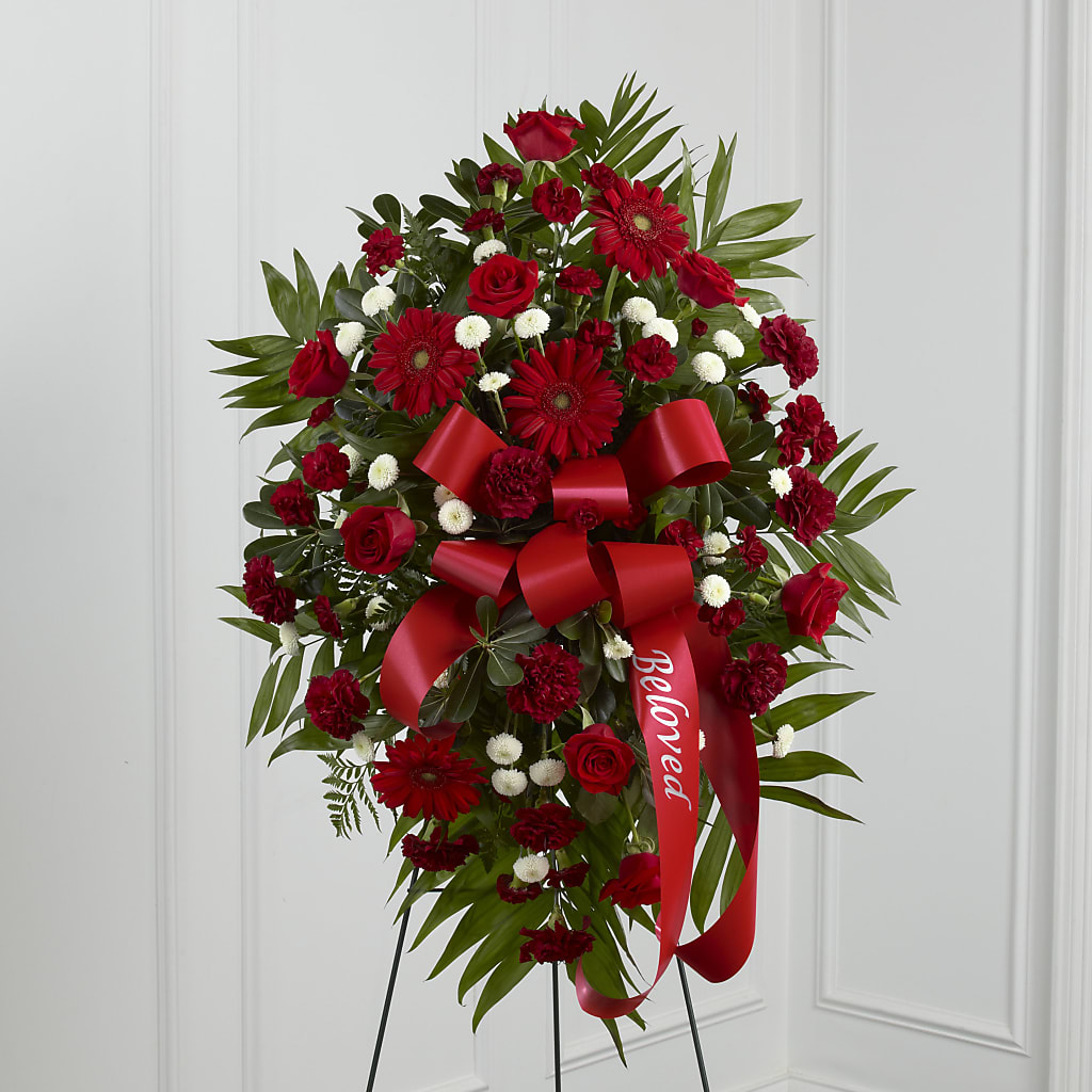Treasured Memories Standing Spray – The Flower House, Eunice LA