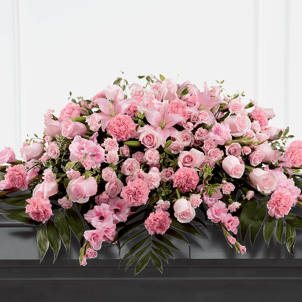 Garden of Comfort Casket Spray (Standard) – The Flower House, Eunice LA