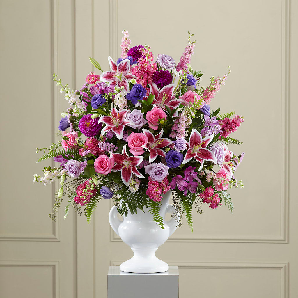 Peaceful Tribute Arrangement – The Flower House, Eunice LA
