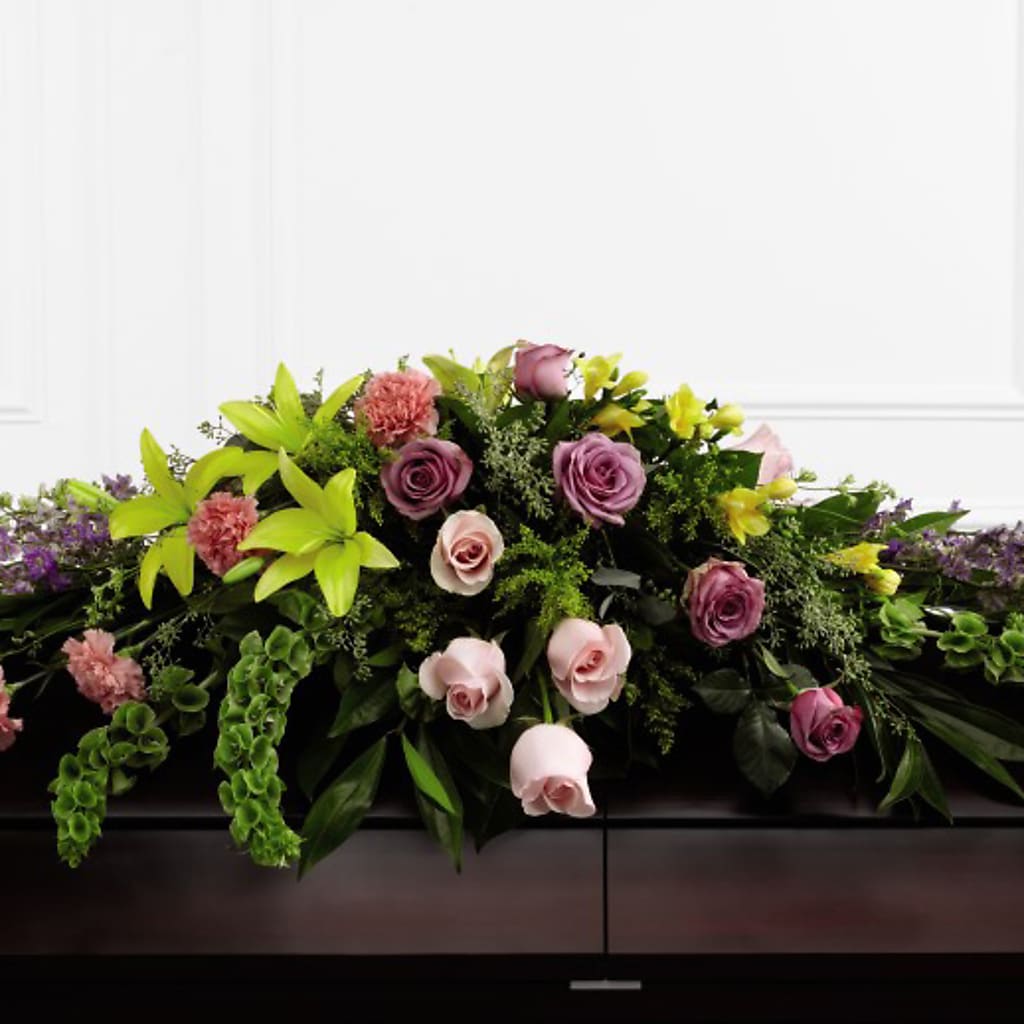 Forever Beloved Casket Spray – The Flower House, Eunice LA