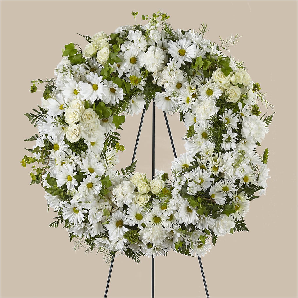 Faithful Wishes Wreath – The Flower House, Eunice LA