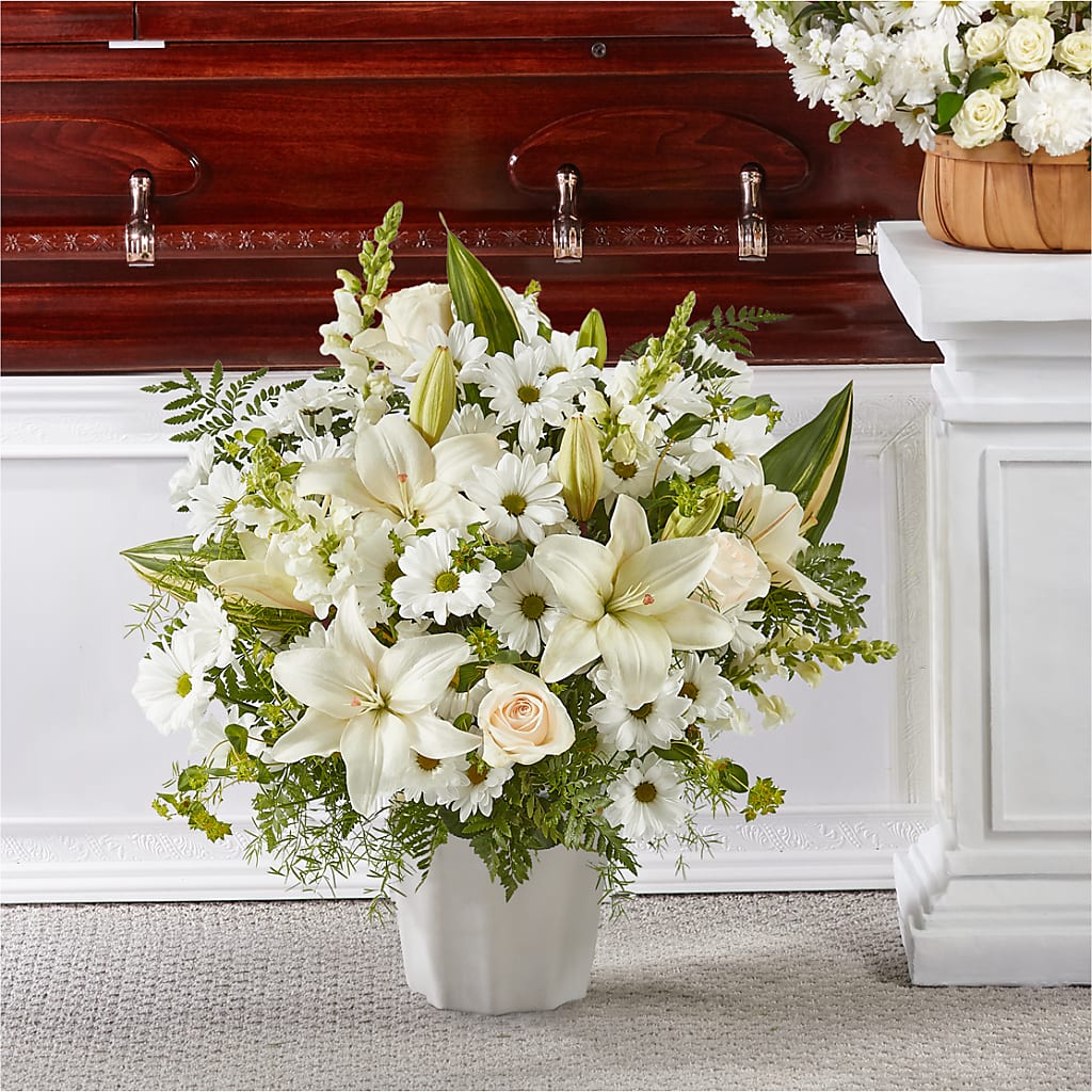 Thoughts of Tranquility Floor Basket – The Flower House, Eunice LA