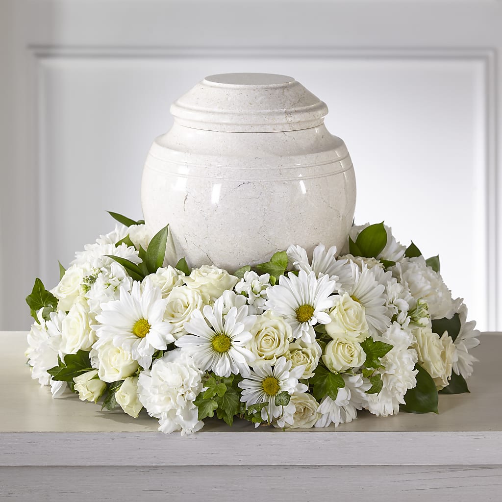 Ivory Gardens Cremation Adornment – The Flower House, Eunice LA