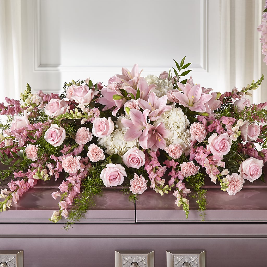 Life & Remembrance Casket Spray – The Flower House, Eunice LA