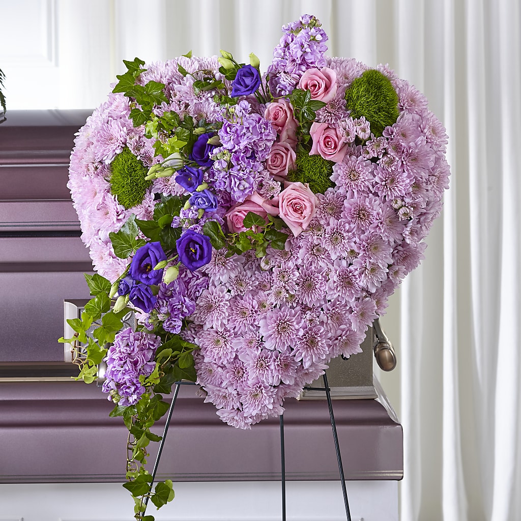 Treasured Love Standing Heart – The Flower House, Eunice LA