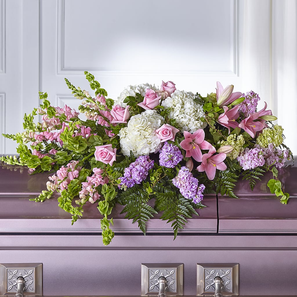 Life's Gratitude Casket Spray – The Flower House, Eunice LA