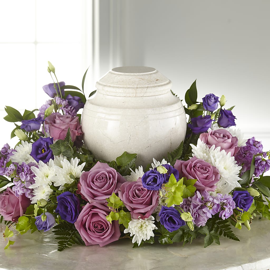 Blooming Sympathy Cremation Adornment – The Flower House, Eunice LA