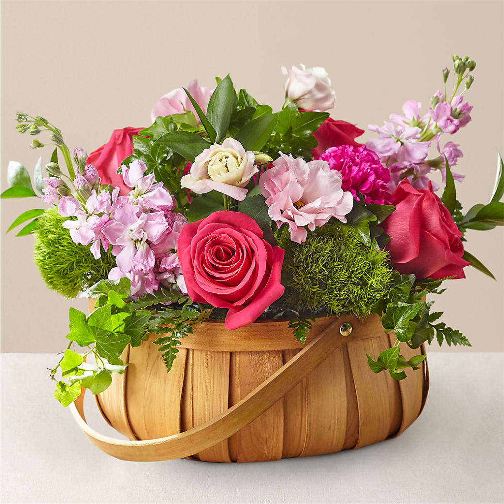 Radiance in Bloom Basket – The Flower House, Eunice LA