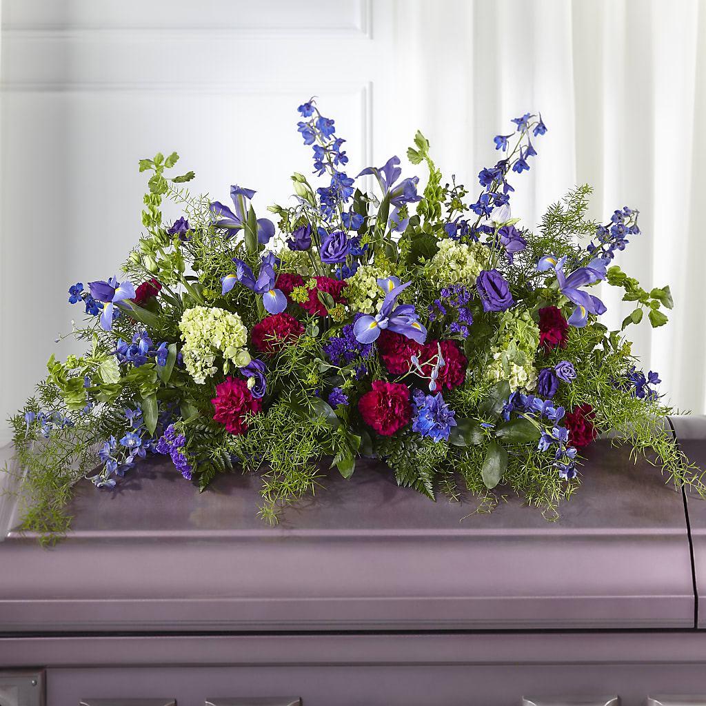 Always Treasured Casket Spray – The Flower House, Eunice LA