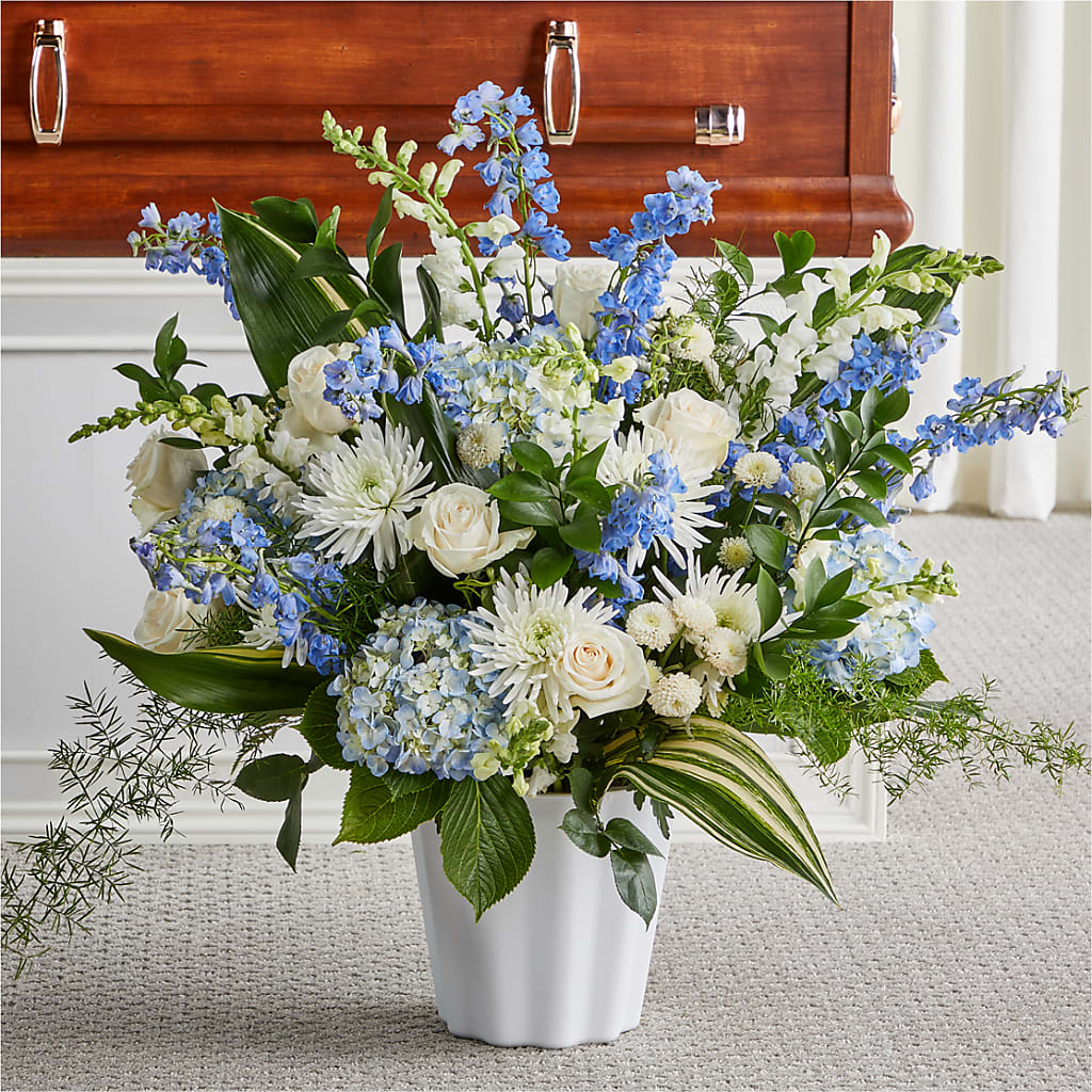 Everlasting Memories Floor Basket – The Flower House, Eunice LA