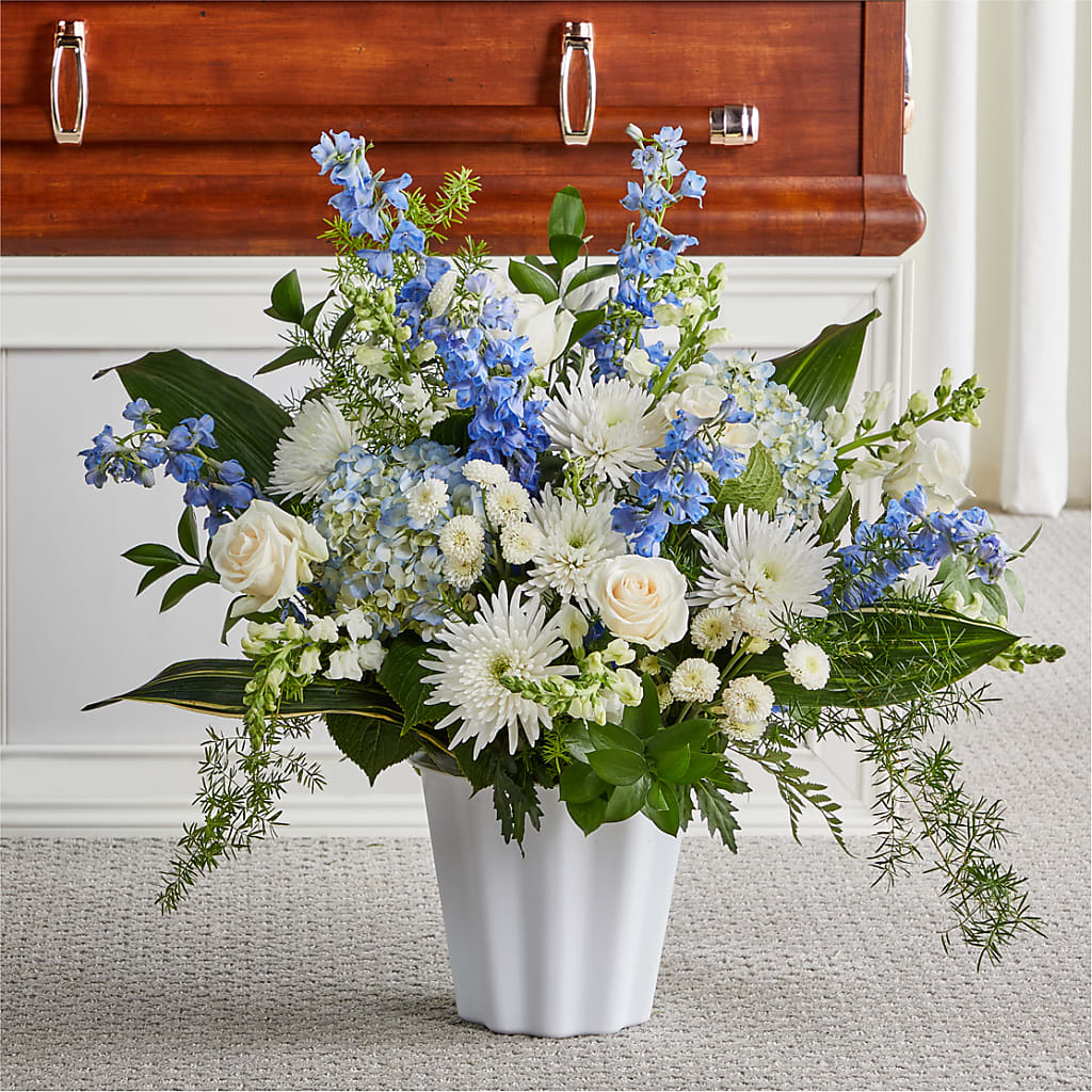 Everlasting Memories Floor Basket – The Flower House, Eunice LA