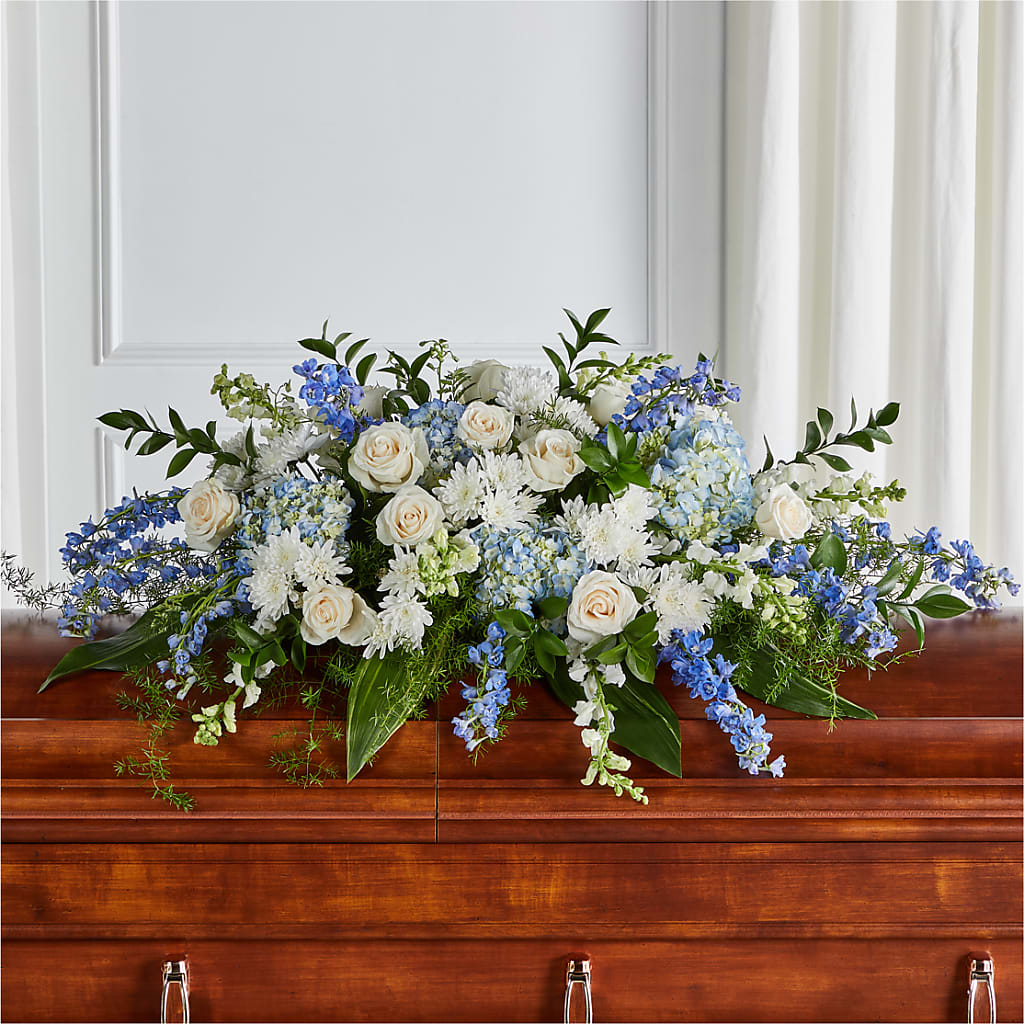 Timeless Essence Casket Spray – The Flower House, Eunice LA