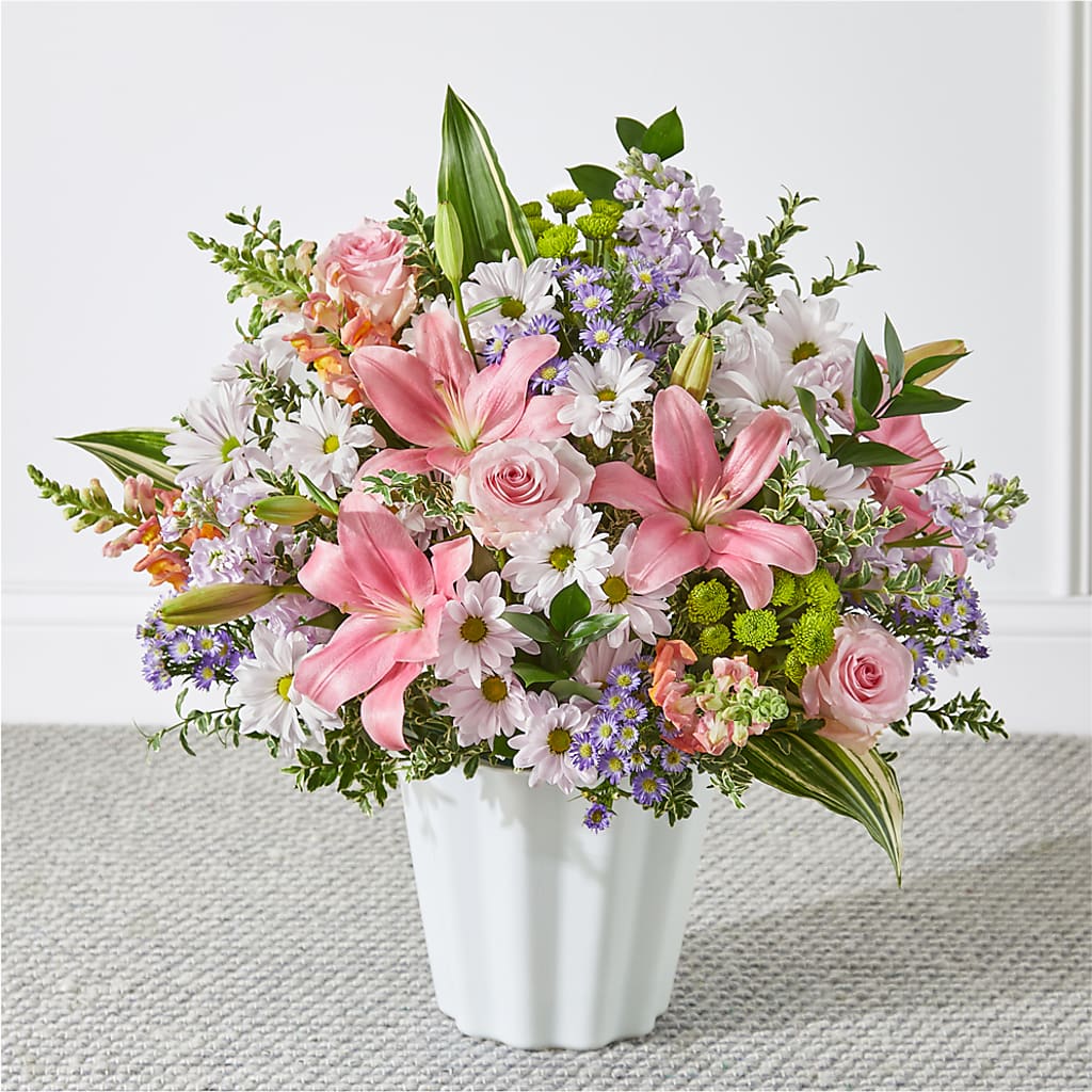 Abundant Compassion Floor Basket – The Flower House, Eunice LA