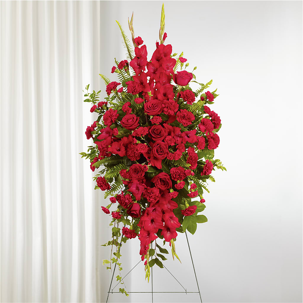 From the Heart Standing Spray – The Flower House, Eunice LA