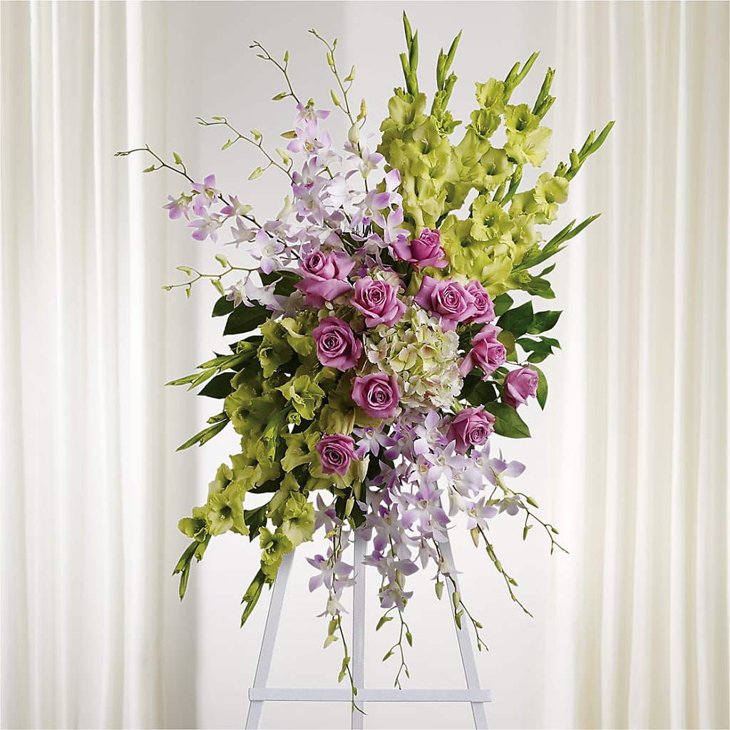 Lasting Legacy Standing Spray – The Flower House, Eunice LA