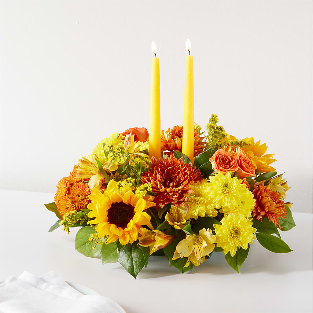 Autumn Harmony Centerpiece – The Flower House, Eunice LA