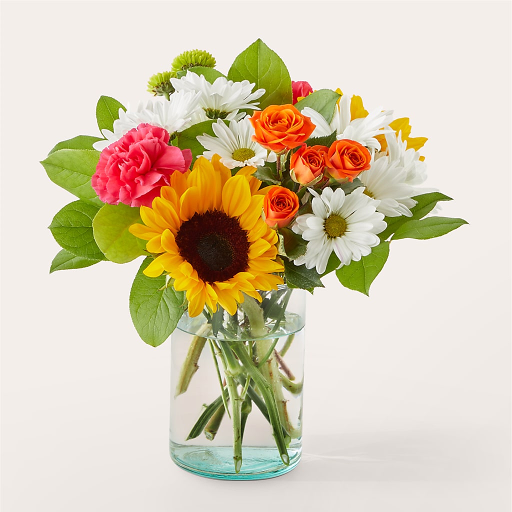 Sun-drenched Blooms Bouquet – The Flower House, Eunice LA