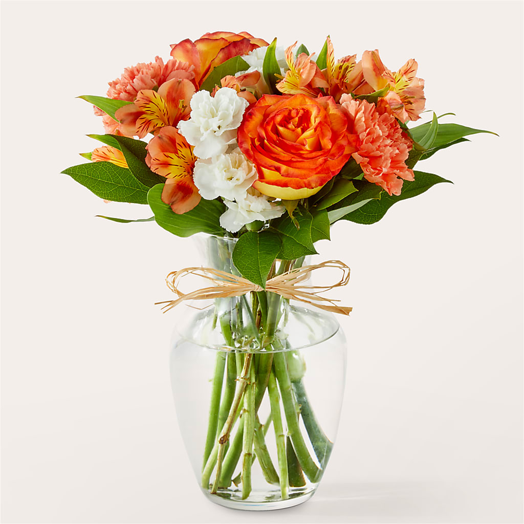 Apricot Glow Bouquet – The Flower House, Eunice LA