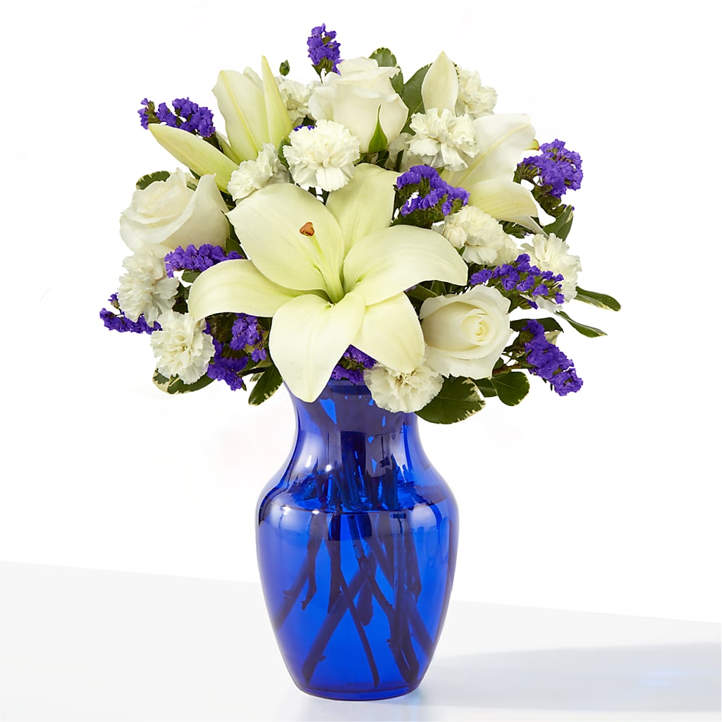 Sapphire Rush Bouquet – The Flower House, Eunice LA