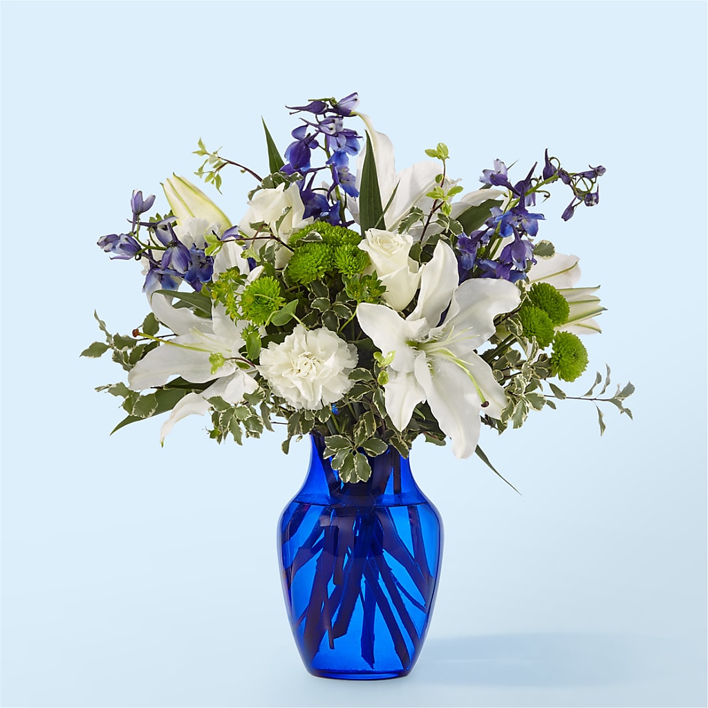 Santorini Bouquet – The Flower House, Eunice LA