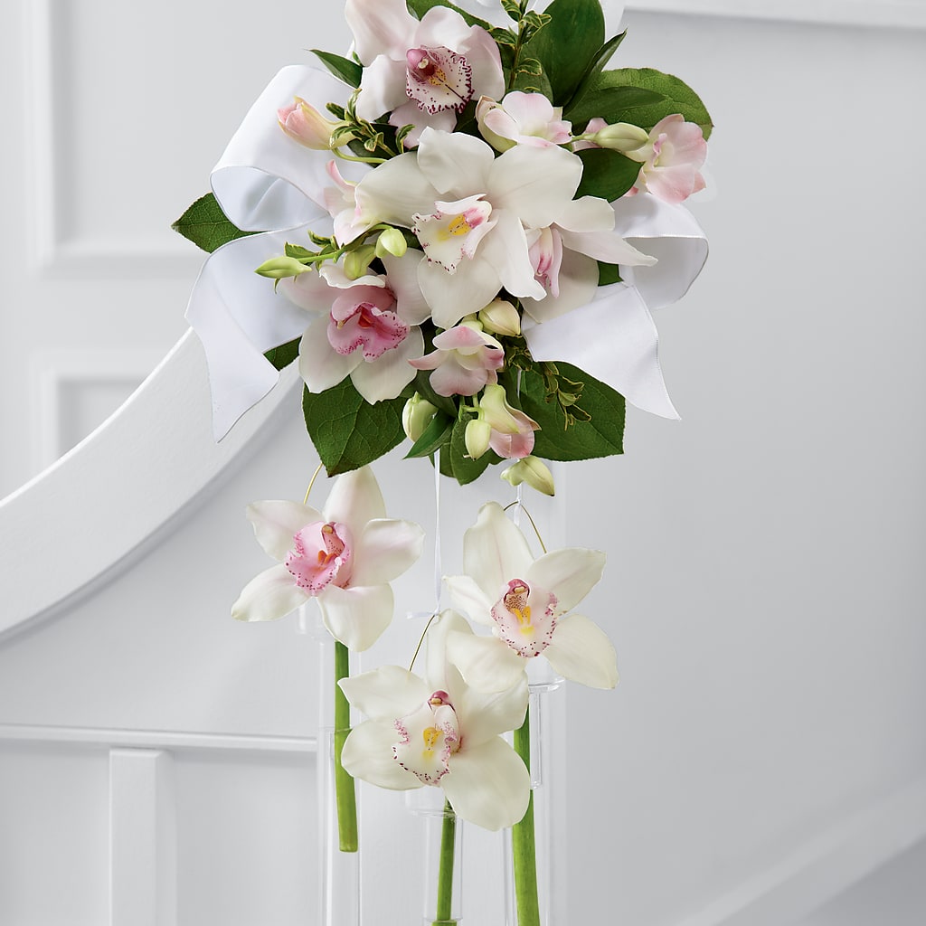 Perfect Entrance Pew Arrangement – The Flower House, Eunice LA