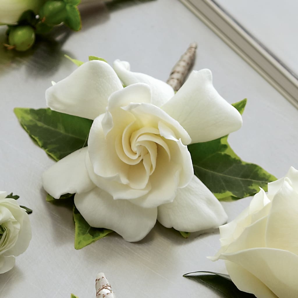 Gardenia Boutonniere – The Flower House, Eunice LA