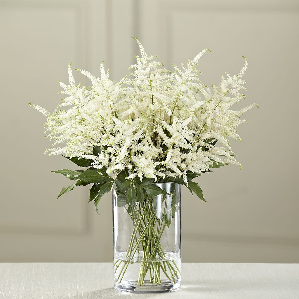 White Astilbe Bouquet – The Flower House, Eunice LA
