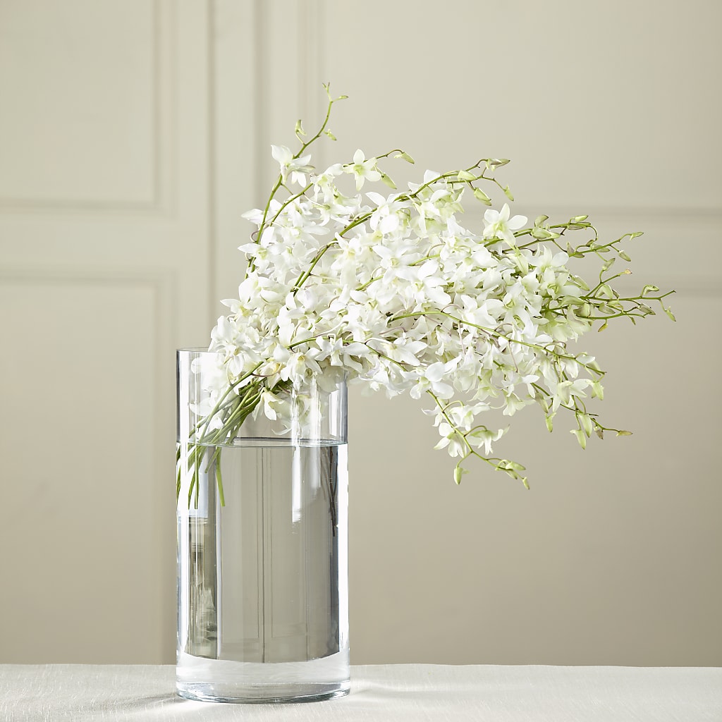 White Dendrobium Bouquet – The Flower House, Eunice LA