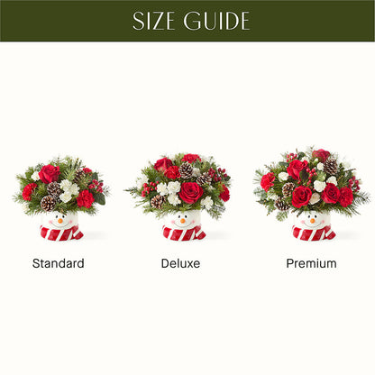 Jolly Snowman Bouquet –  The Flower House, Eunice LA