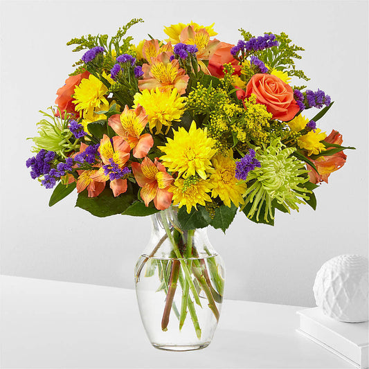 Marmalade Skies Bouquet –  The Flower House, Eunice LA