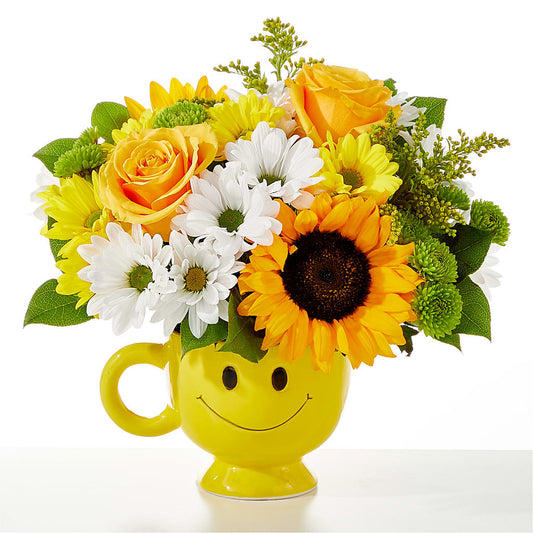 Be Happy Bouquet –  The Flower House, Eunice LA