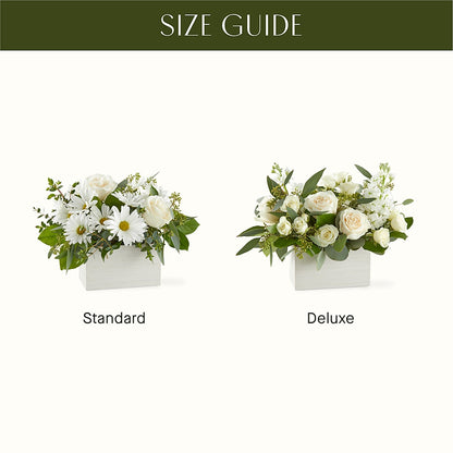 Fresh Linen Box Bouquet –  The Flower House, Eunice LA