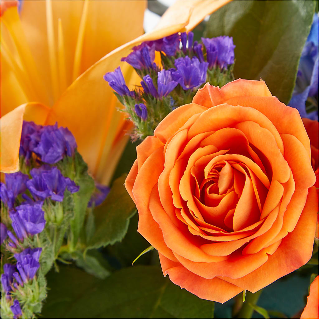 Radiant Citrus Box Bouquet –  The Flower House, Eunice LA