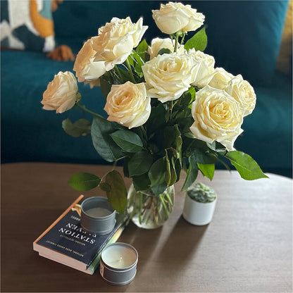 Long Stem Yellow Rose Bouquet –  The Flower House, Eunice LA