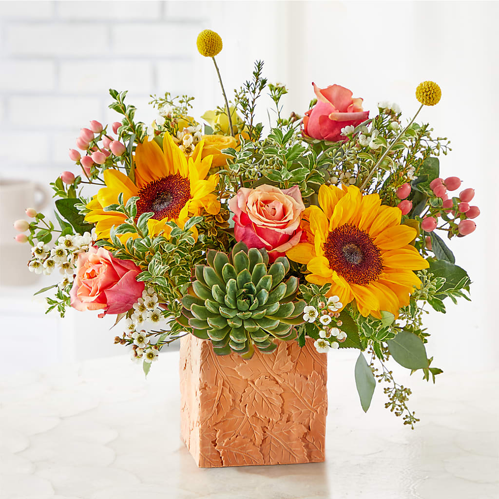 Sunflower Season Bouquet –  The Flower House, Eunice LA