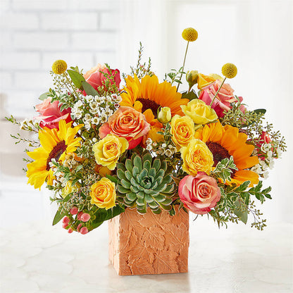 Sunflower Season Bouquet –  The Flower House, Eunice LA