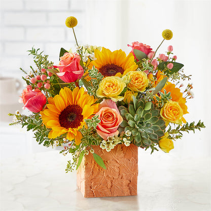 Sunflower Season Bouquet –  The Flower House, Eunice LA