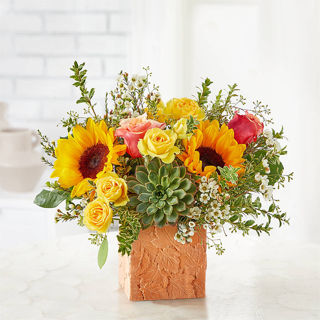 Sunflower Season Bouquet –  The Flower House, Eunice LA