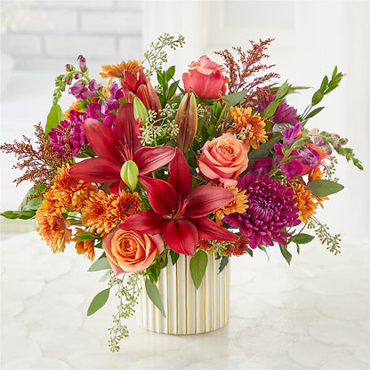 Burgundy Landscape Bouquet –  The Flower House, Eunice LA