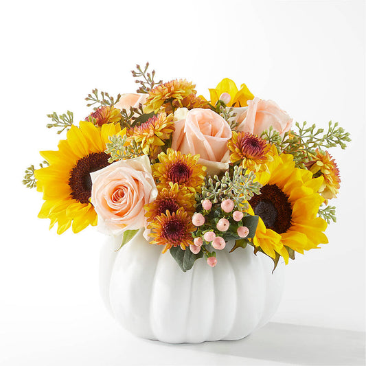 Pumpkin to Talk About Bouquet –  The Flower House, Eunice LA