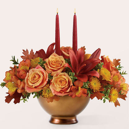 Harvest Table Centerpiece –  The Flower House, Eunice LA
