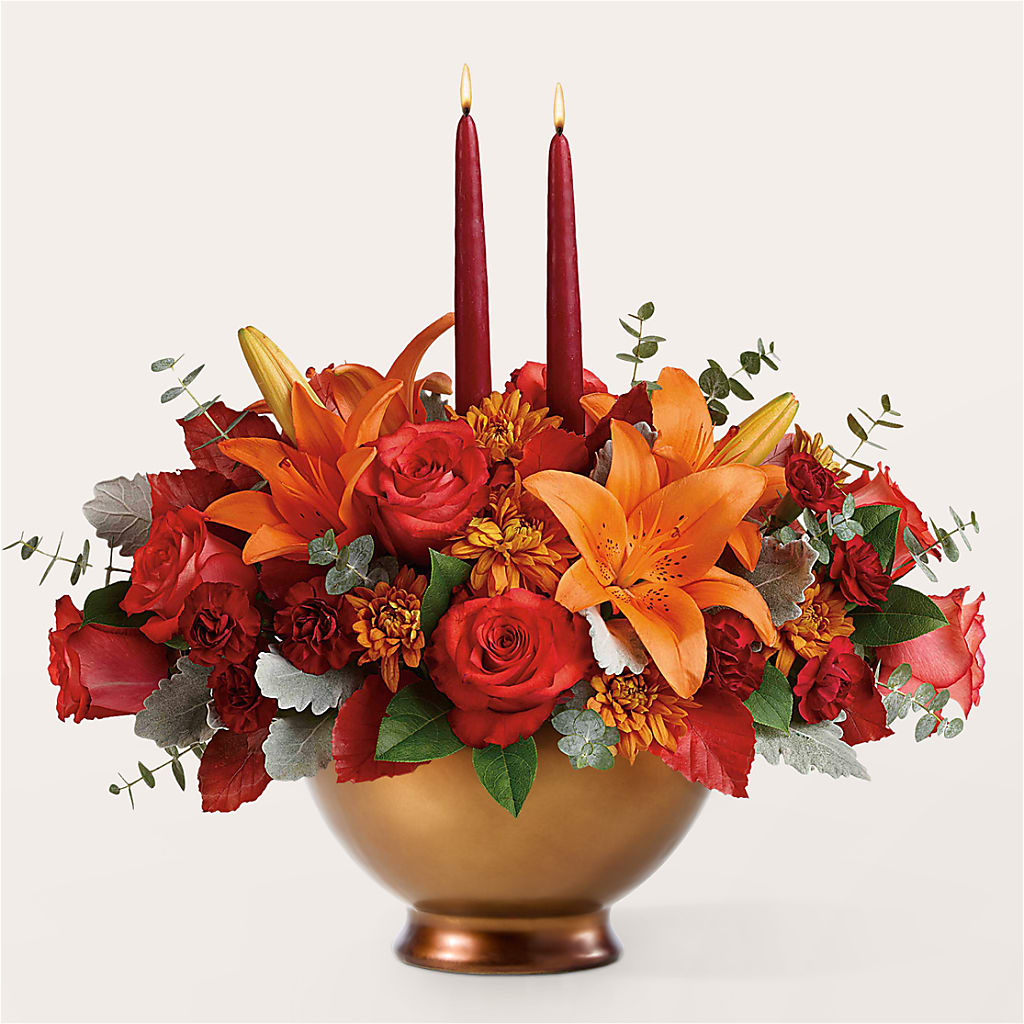 Fruits of Fall Centerpiece –  The Flower House, Eunice LA