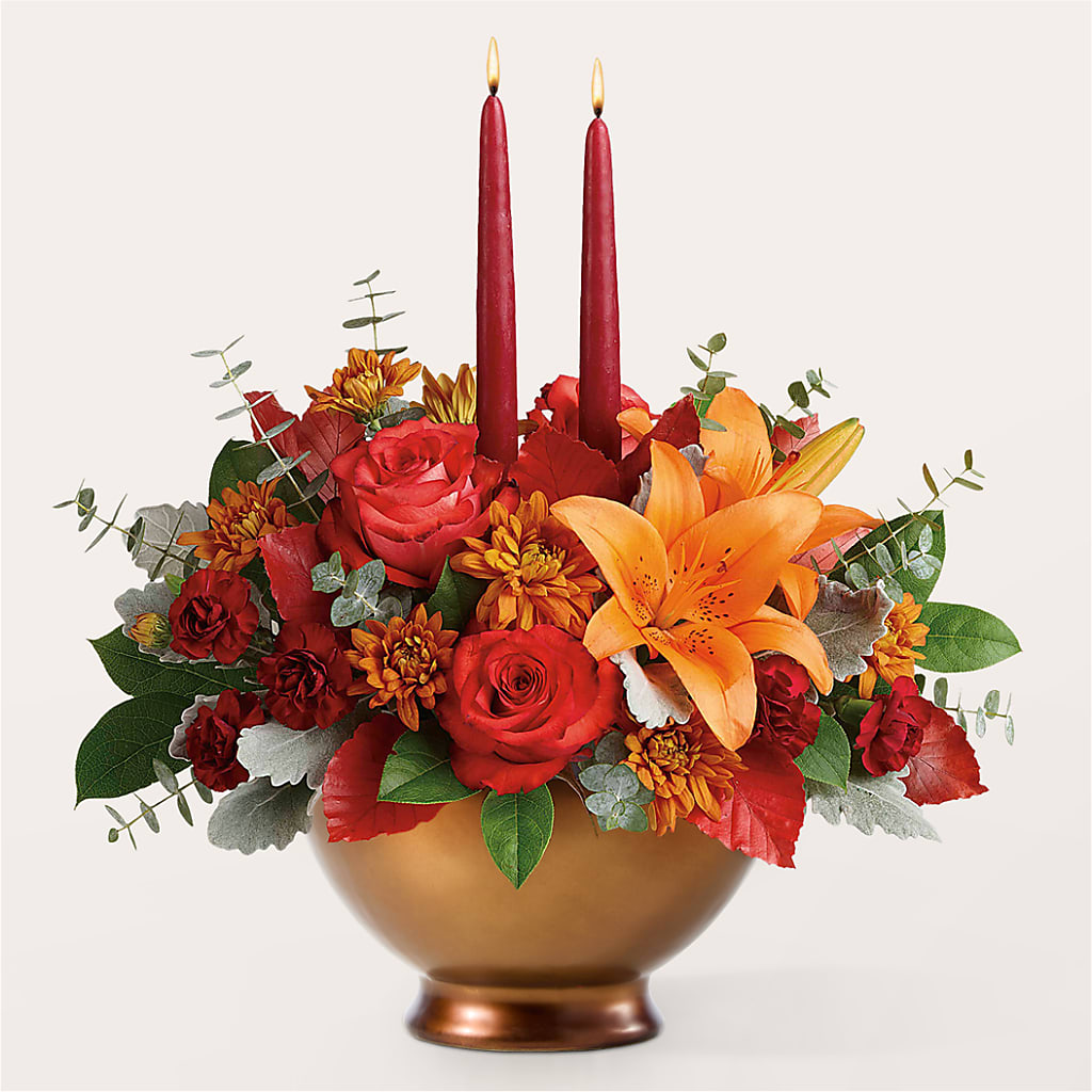 Fruits of Fall Centerpiece –  The Flower House, Eunice LA