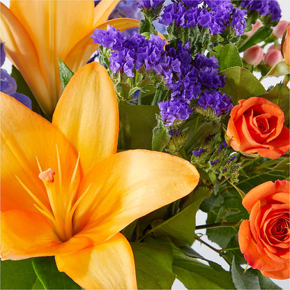 Radiant Citrus Bouquet –  The Flower House, Eunice LA