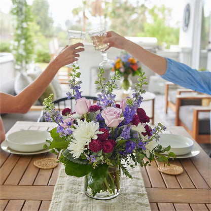Violet Frost Bouquet –  The Flower House, Eunice LA