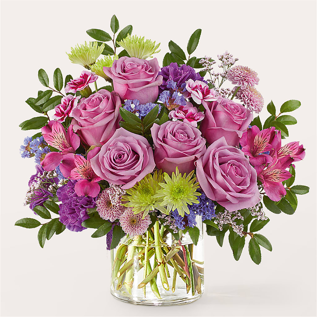 Glass Half Full Bouquet –  The Flower House, Eunice LA